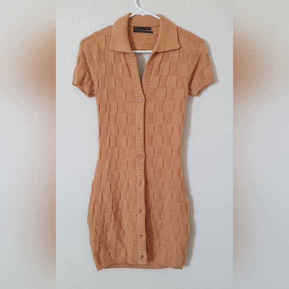 🆕️NWOT UO GEN KNIT COLLAR BUTTON-DOWN DRESS SMALL🆕️ - Picture 3 of 6
